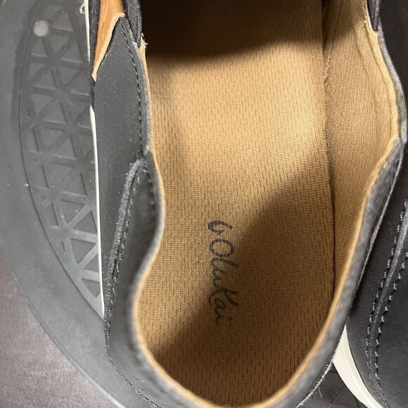 Olukai Pehuea Shoes Women Sz 10 Black Mesh Loafers Slip On Casual Sneakers - Picture 7 of 10